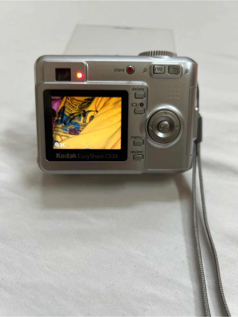 Kodak Easyshare C533 Digital Camera 5mp 3x Zoom NO SD Card WORKING Takes 2 AA
